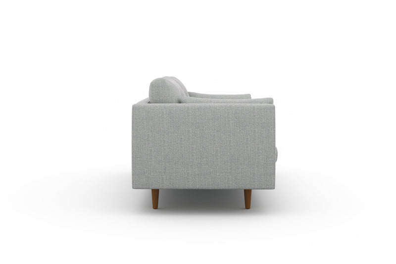 Valencia Riga Modern Fabric Sofa, Grey