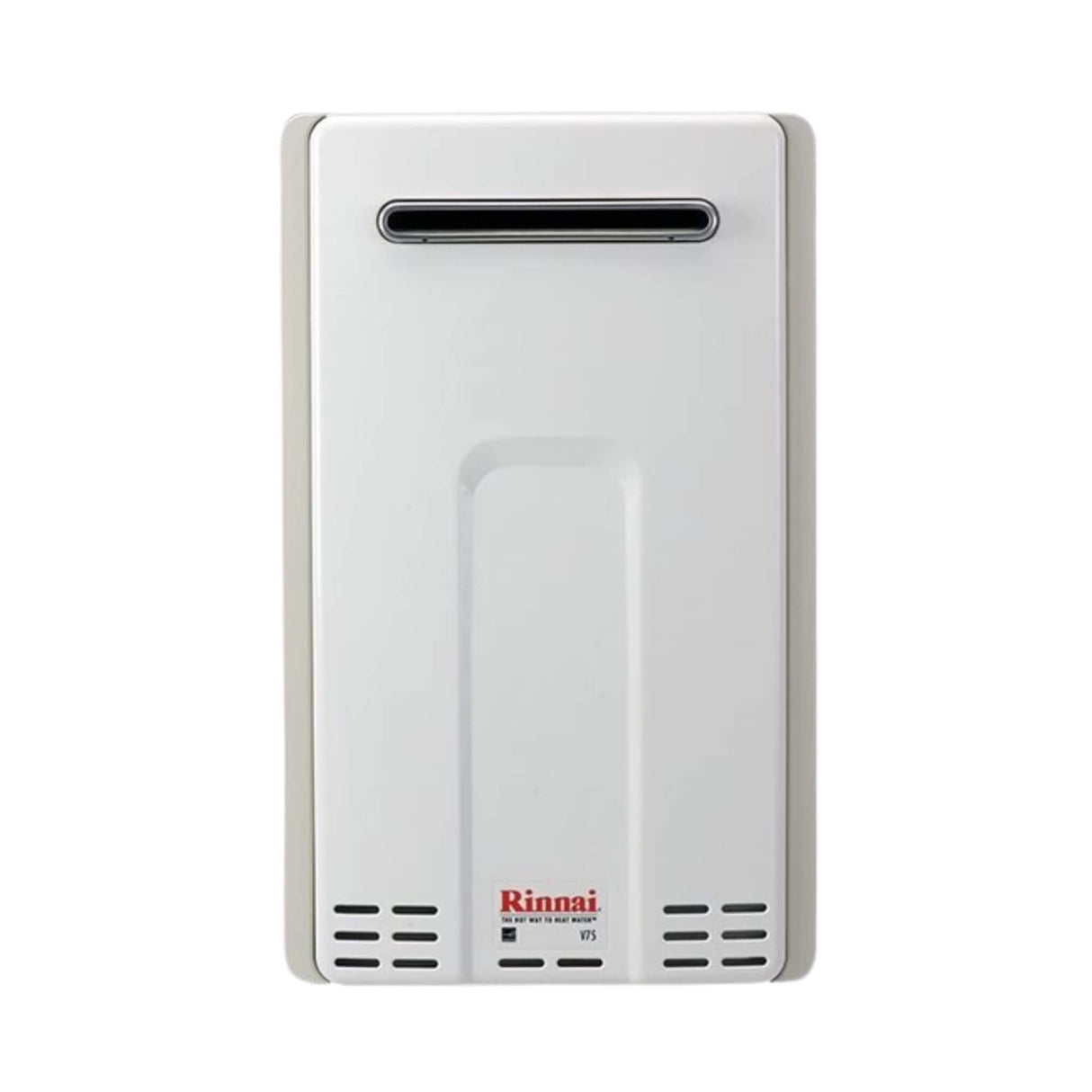 Rinnai HE 7.5 GPM Residential Outdoor Propane Non Condensing Tankless Water Heater [351-V75EP] (SAK28107)