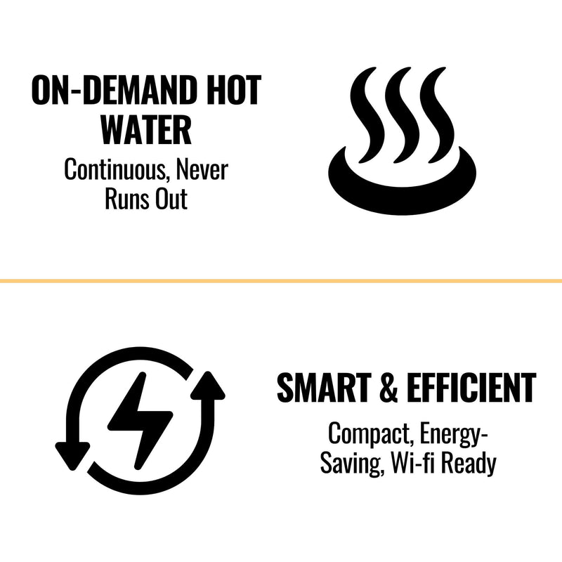 Rinnai 8.5 GPM Non Condensing 180K BTU Outdoor Tankless Water Heater [351-RE180EN] (SAK35621)