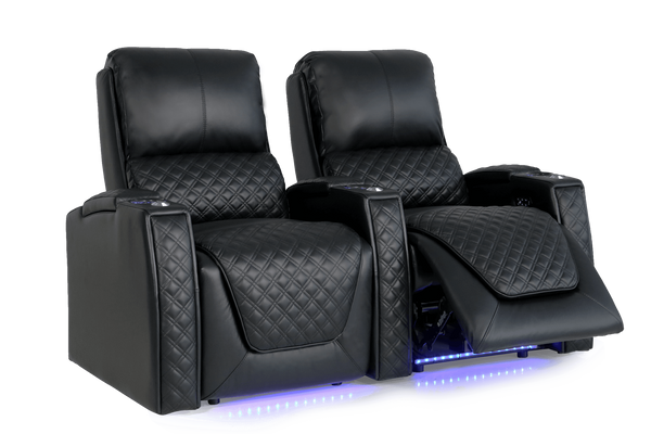 Valencia Bern Row of 2 Loveseat Home Theater Seating