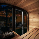 SaunaLife Model CL4G 3-Person Cube-Series Luxury Wooden Outdoor Home Sauna Kit [SL-MODELCL4G] (SAK92610)