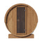 SaunaLife Model E6 Ergo Series 3-Person Thermo-Spruce Backyard Sauna Barrel [SL-MODELE6] (SAK38572)
