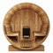 SaunaLife Model E8W Ergo Series 6-Person Outdoor Thermo-Spruce Sauna Barrel [SL-MODELE8W] (SAK92573)