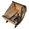 SaunaLife Model EE6G Ergo Series 4-Person Outdoor Sauna Barrel With Tempered Glass Front [SL-MODELEE6G] (SAK39412)