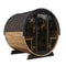 SaunaLife Model EE8G Ergo Series 6-Person Outdoor Sauna Barrel With Tempered Glass Front [SL-MODELEE8G] (SAK95812)