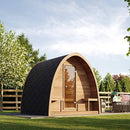 SaunaLife Model G3 Garden-Series Luxury Wooden Outdoor Home Sauna Kit [SL-MODELG3] (SAK94768)