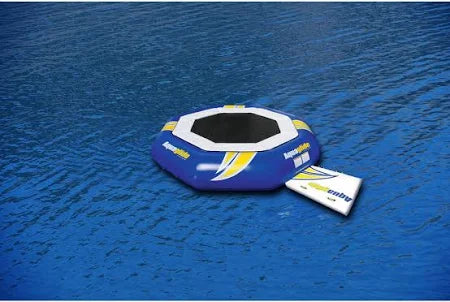 Aquaglide Supertramp 23 - Floating Trampoline w/ Swimstep