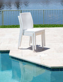 Siena Set of 2 Stackable Side chair-White