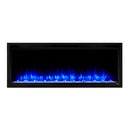 Simplifire Allusion Platinum Recessed Linear Electric Fireplace [SF-ALLP50/60/72-BK] (SAK96415)