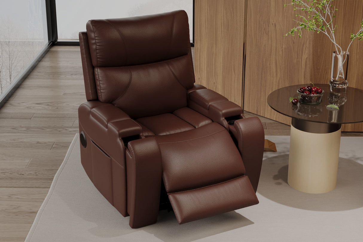 Ingrid Leather Heat & Massage & Ventilation Power Lift Recliner Chair