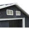 [04X07FT] Small Outdoor Garden Backyard Storage Tool Shed W/ Sliding Door (SAK59938)
