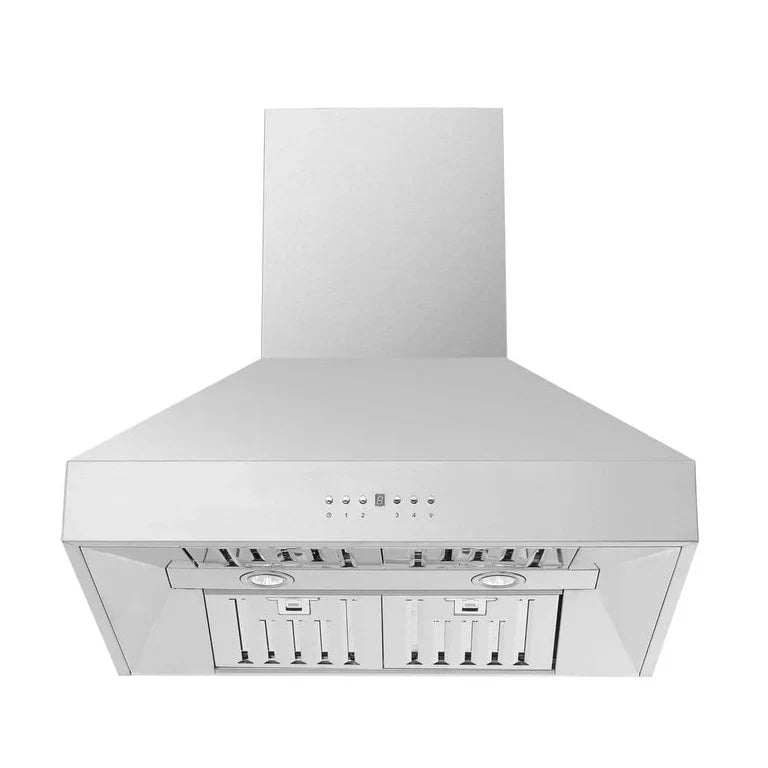 FORNO Appliance Package - 30" Dual Fuel Range, 30" Range Hood, 60" Refrigerator, Dishwasher, Microwave Drawer, AP-FFSGS6125-30-W-8