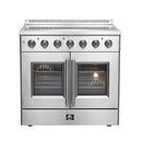 FORNO Package - 36" Electric French Door Range, Refrigerator and Dishwasher, AP-FFSEL6917-36-3PK-3