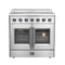 FORNO Package - 36" Electric French Door Range, Refrigerator and Dishwasher, AP-FFSEL6917-36-3PK-3