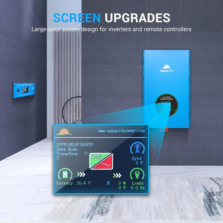 SUNGOLD POWER 10kW-24V Split Phase Pure Sine Wave Inverter