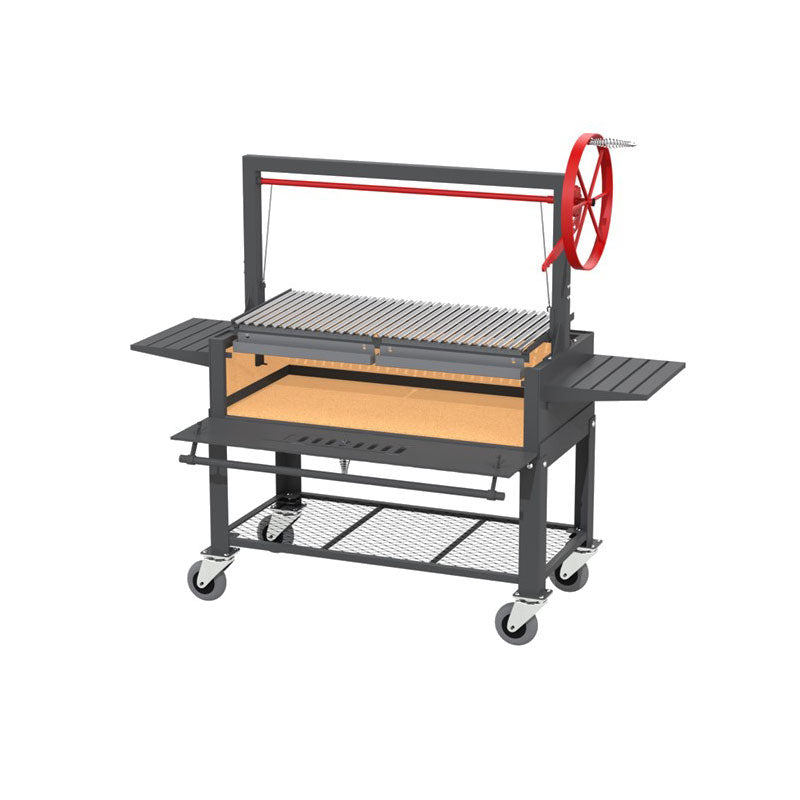 Sunterra Outdoor Santa Maria BBQ Grill with Cart