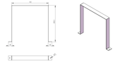 Tagwood BBQ Wall Fastener for Smoke Hood --