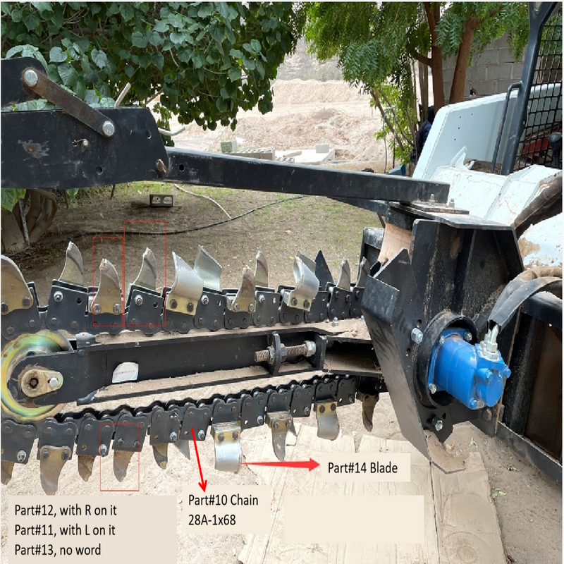 Greatbear Trencher Parts