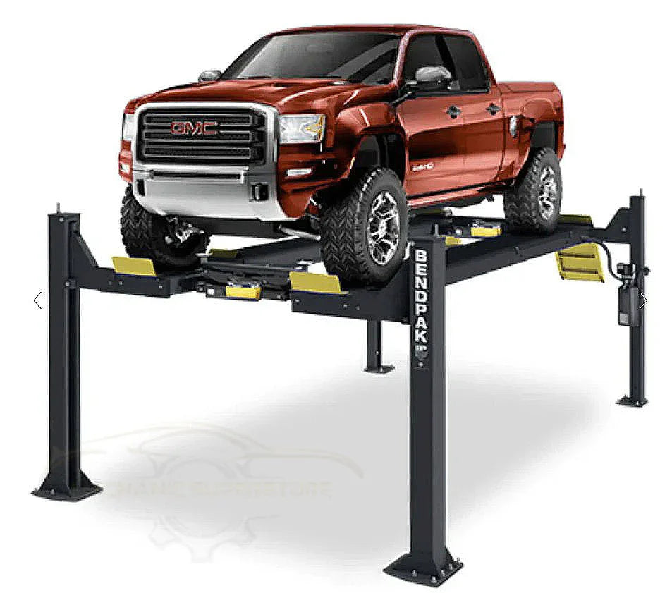 BendPak HDSO14P 14,000 lb. 4 Post Open Front Lift - Extended Runways