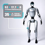 Unitree G1 EDU Plus Robotic Humanoid (U2)