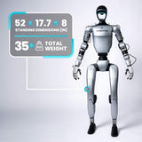 Unitree G1 EDU Ultimate C Robotic Humanoid (U5)