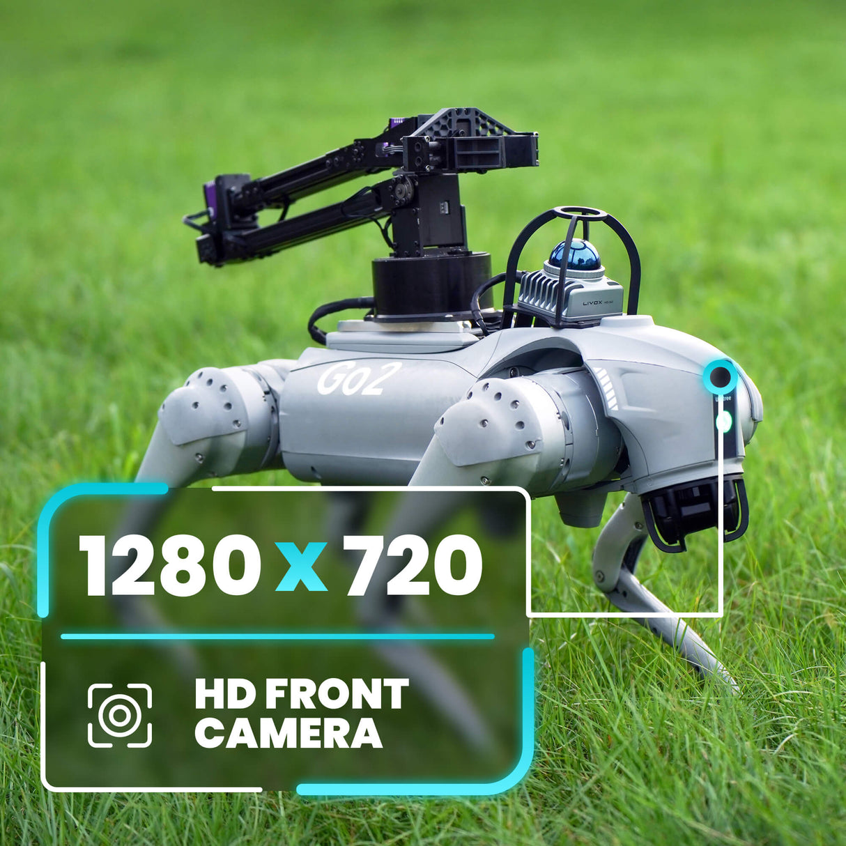 Unitree Go2 EDU+ (w/MID-360 LIDAR) AI Quadruped Robot Dog