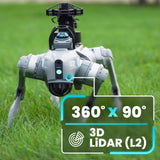 Unitree Go2 EDU+ (w/MID-360 LIDAR) AI Quadruped Robot Dog