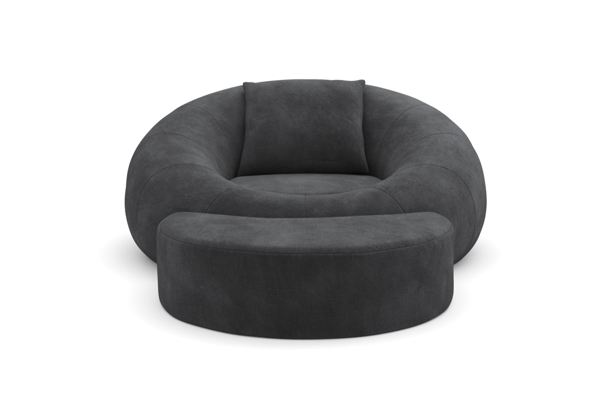 Grace Fabric Cuddle Seat with Footrest