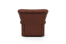 Valencia Liam Tufted Full-Anline Leather Recliner with Nailheads, Single Seat, Lipari Choco