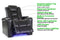 Valencia Venice Leather Home Theater Seating Row of 2, Black