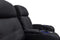 Valencia Verona Leather Home Theater Seating Row of 3, Black