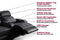 Valencia Verona Single Leather Home Theater Seating Power Headrest, Black