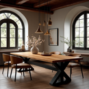 The Virginia Dining Table - Wood