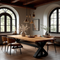 The Virginia Dining Table - Wood