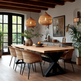 The Virginia Dining Table - Wood