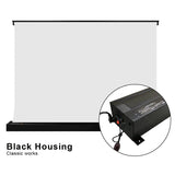 VIVIDSTORM S White Cinema Motorized Tension Floor Rising Projector screen– Classic Version