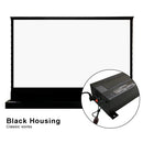 VIVIDSTORM S White Cinema Motorized Tension Floor Rising Projector screen– Classic Version