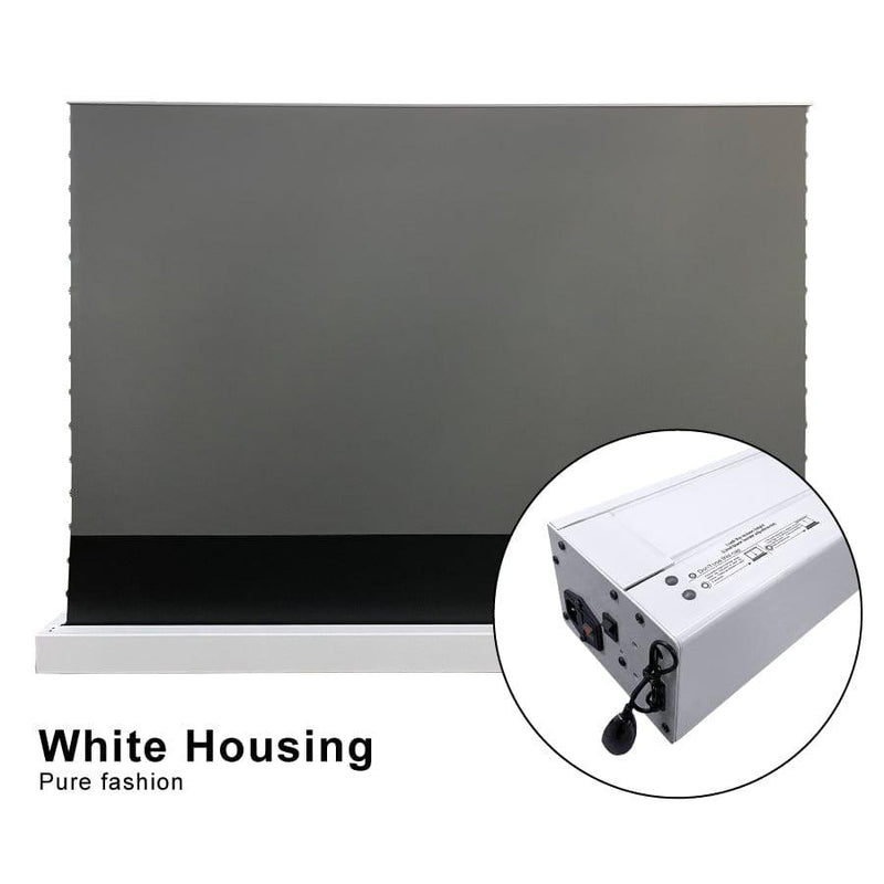 VIVIDSTORM S PRO P Motorized Tension Floor Rising UST ALR Perforated Projector screen– Classic Version Clearance