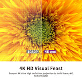 VIVIDSTORM S 3D ALR Motorized Tension Floor Rising 3D Obsidian Long Throw ALR(high gain) Projector screen