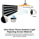 VIVIDSTORM S PRO/S PRO P Motorized Tension Floor Rising UST ALR Projector screen– Classic Version