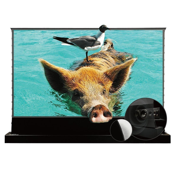 VIVIDSTORM S PRO/S PRO P Motorized Tension Floor Rising UST ALR Projector screen– Classic Version