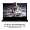 VIVIDSTORM S White Cinema Motorized Tension Floor Rising Projector screen– Classic Version