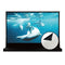 VIVIDSTORM S White Cinema Motorized Tension Floor Rising Projector screen– Classic Version