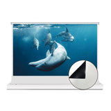 VIVIDSTORM S White Cinema Motorized Tension Floor Rising Projector screen– Classic Version