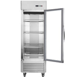 27"W Merchandiser Refrigerator Commercial Display Glass Door Refrigerator