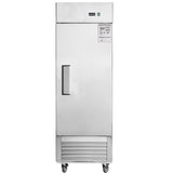 27"W Single Solid Door Reach-In Refrigerator 19 cu. ft. Commercial Refrigerator