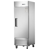 27"W Single Solid Door Reach-In Refrigerator 19 cu. ft. Commercial Refrigerator