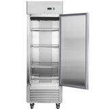 27"W Single Solid Door Reach-In Refrigerator 19 cu. ft. Commercial Refrigerator