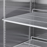 54"W Commercial Freezer 42 cu. ft. 2 Solid Door Reach-In Freezer