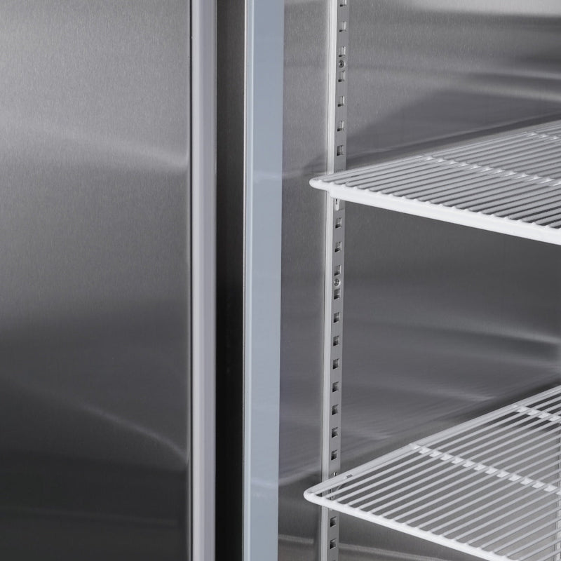 54"W Commercial Refrigerator 42 cu. ft. 2 Solid Door Reach-In Refrigerator